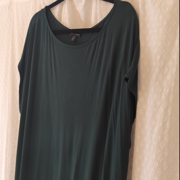 Universal Standard Forest Green High low Helen Jersey Dress S/14-16 - Picture 3 of 10